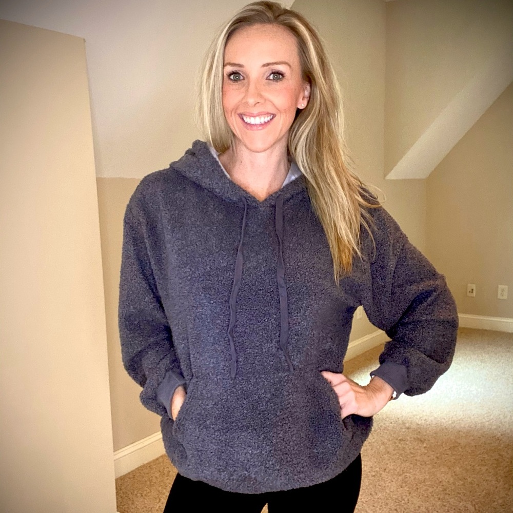 Super cozy hooded sweatshirt/pullover
